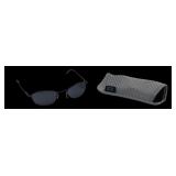 Foster Grant Classics Oval Sunglasses with Case