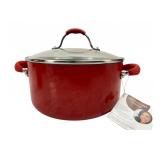 Rachael Ray 5.5 Qt Porcelain Nonstick Stockpot