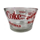 Coca-Cola Glass Snack Bowl
