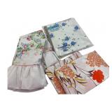 Cannon and Unmarked Vintage Floral Pillowcase Sets