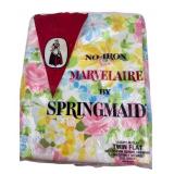 Springmaid Marvelaire Floral Twin Flat Sheet