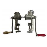 Puritan and Keystone Cast Iron Meat Grinders