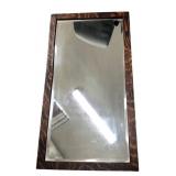 Tiger Oak Framed Beveled Wall Mirror