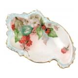 M.Z. Austria Hand-Painted Porcelain Berry Dish