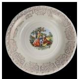 Crooksville China Co. Courting Couple Plate