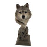 Stoeckbower Scout Wolf Bust Sculpture