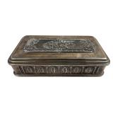 Elegance Silver Plated Zinc Jewelry Box