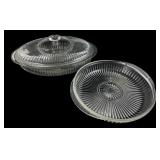 Federal Glass Coronation Pattern Casserole Set