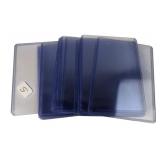 Lot of 3x4" Plastic Toploader Card Holders