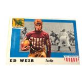 1955 Topps All-American Ed Weir #3 Football Card