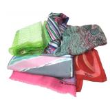 Collection of 5 Vintage Designer and Patterned Sca