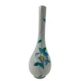Kutani Seika Japanese Ceramic Bud Vase