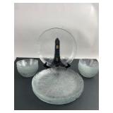 Libbey Glassware Set, 12 Bowls and 6 Plates