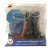 Kurt S. Adler U.S. Navy Christmas Ornament Set