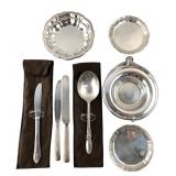 F.W. Rogers and Others Silver and Silverplate Lot