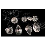 Assorted Cut Crystal Chandelier Prisms