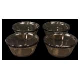Anchor Hocking Amber Glass Custard Cups