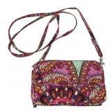Vera Bradley Quilted Paisley Crossbody Wallet Bag