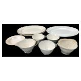 Pope-Gosser Rose Point China Serving Set