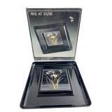 Action Industries Iris at Dusk Lacquerware Tray