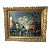In the Style of Caroline Burnett, Paris Street Sce