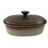 Corning Ware French White F-12-B Casserole Dish w/