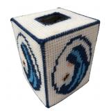 Handmade Plastic Canvas Nativity Tissue Box Cover