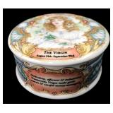 Wren Giftware Fine Bone China Virgo Trinket Box