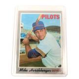 Topps 1970 Mike Hershberger Baseball Card #596