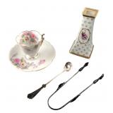 Nippon and Chubu China Porcelain and Silver Group