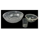 Pyrex Glass Mixing Bowl and Glassware Set