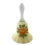 Fenton Hand-Painted Satin Glass Bell