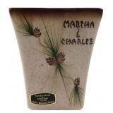 Rocky Mountain Pottery Hand-Painted Pine Cone Vase