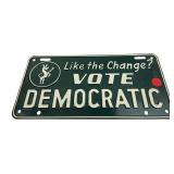 1954 Democratic Party Political License Plate