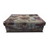 Punch Studio Butterfly Motif Decorative Storage Bo