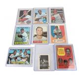 Topps 1960s Baseball Cards, Lot of 9