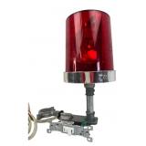Vintage Red Rotating Beacon Emergency Light