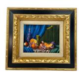Attributed to Andrew R. N.Y.C. Still Life Oil Pain