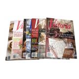 Victoria Magazine, Lot of 6 Issues, 2007-2008