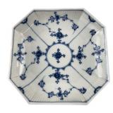 Royal Copenhagen Blue Fluted Plain Octagonal Dish