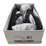 NIB Minnetonka Silver Thorne Thong Sandals