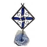 Litetyme Metal and Glass Wall Sconce
