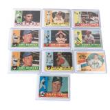 Topps 1960 Baseball Cards Lot of 10
