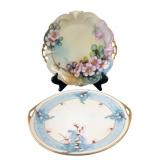 Royal Rudolstadt and Prussia Hand-Painted Plates