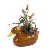 FTD Ceramic Duck Planter with Dried Arrangement