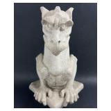 Cast Stone Gargoyle Garden Statue, 11" H