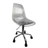 Idea Nuova Inc. Clear Acrylic Swivel Desk Chair
