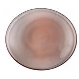 Pink Art Glass Charger Plate