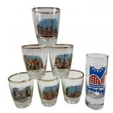 Vintage London Souvenir and Cedar Point Shot Glass