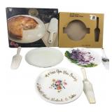 Regal Manor Fine China Hostess Platter and Cake Pl